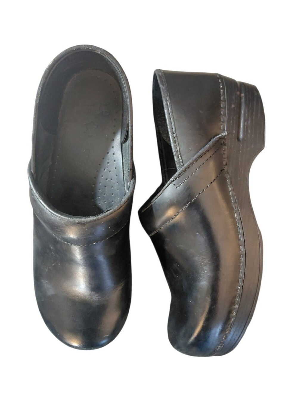 Dansko Black Slip-On Professional Nursing Clogs Size 11 Comfort Shoes